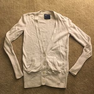 American eagle white cardigan
